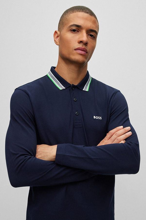 POLO ΜΠΛΟΥΖΑ BOSS - 404 ΜΠΛΕ